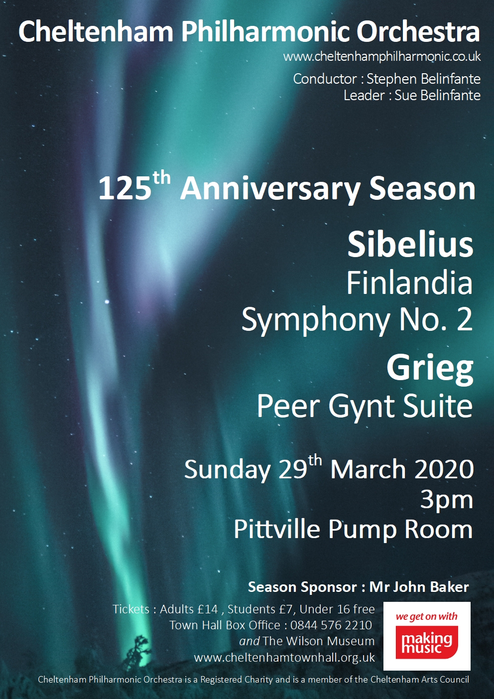 Concert Poster Archive Cheltenham Philharmonic Orchestra